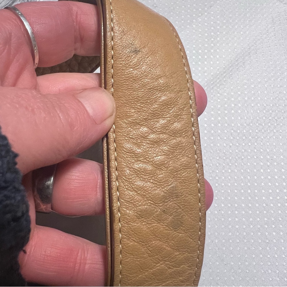 Coach 2006 Legacy Tan Thick Pebble Grain Leather Shoulder Hobo Bag Purse - Picture 17 of 17